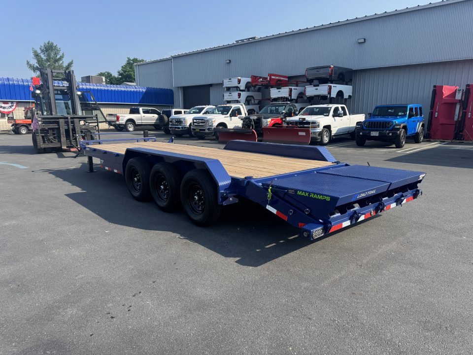 New 2026 Load Trail CH8324073_113963 7X24 TA3 Equipment Trailer *NAVY BLUE *MAX RAMPS