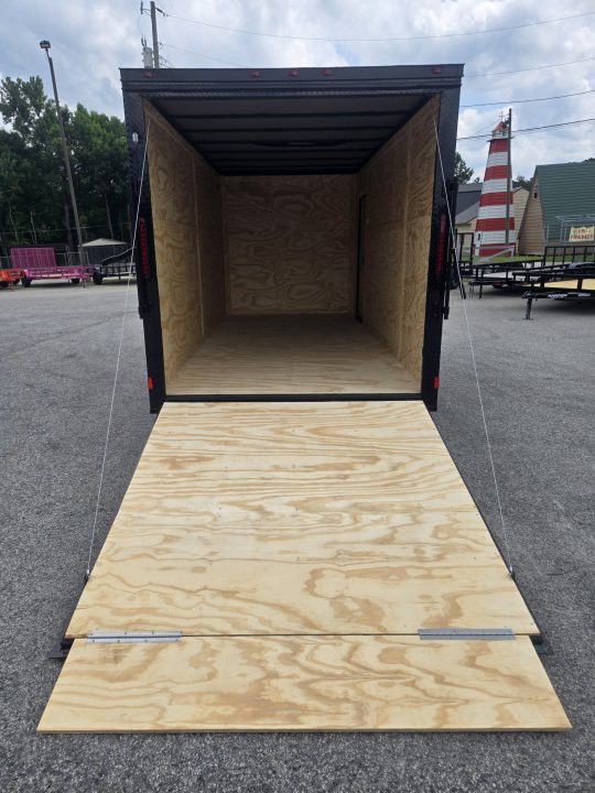 New 2026 7X16 TANDEM AXLE ENCLOSED TRAILER WITH BLACKOUT PACKAGE