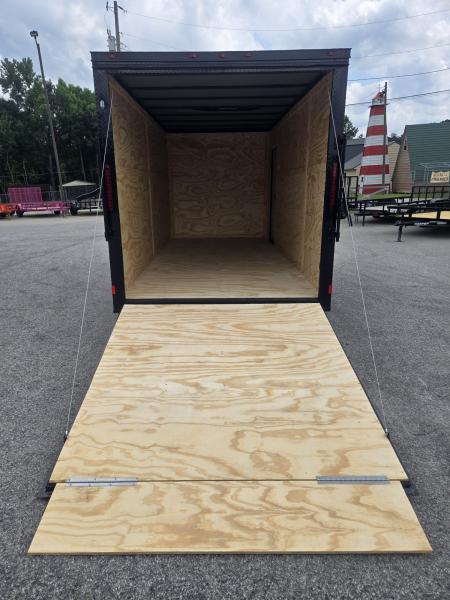 New 2026 7X16 TANDEM AXLE ENCLOSED TRAILER WITH BLACKOUT PACKAGE