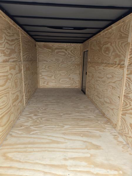 New 2026 7X16 TANDEM AXLE ENCLOSED TRAILER WITH BLACKOUT PACKAGE
