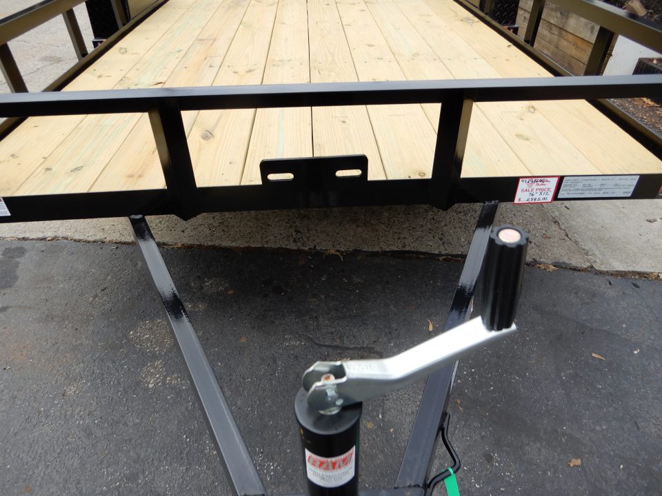 New 2027 Currahee 76x12' Landscape, 12" Sides, Removable Ramp Gate