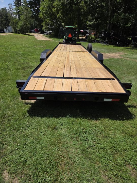 New 2026 Triple R Trailers 7x34 14,000lb gvwr open flat bed trailer Car Hauler