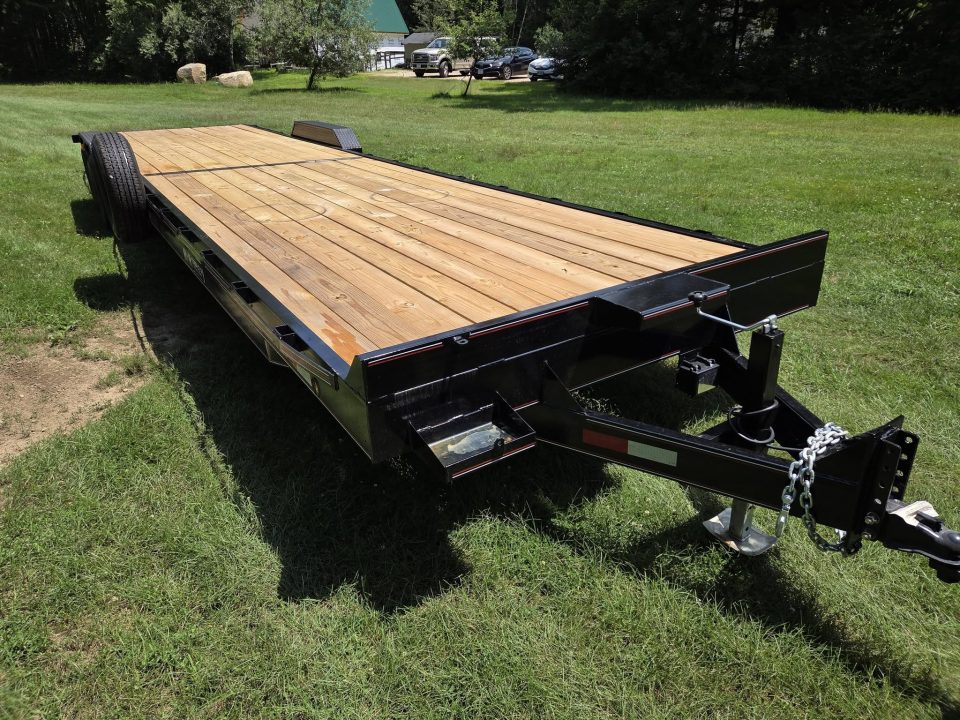 New 2026 Triple R Trailers 7x34 14,000lb gvwr open flat bed trailer Car Hauler