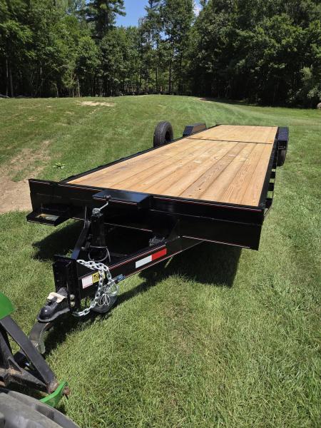 New 2026 Triple R Trailers 7x34 14,000lb gvwr open flat bed trailer Car Hauler