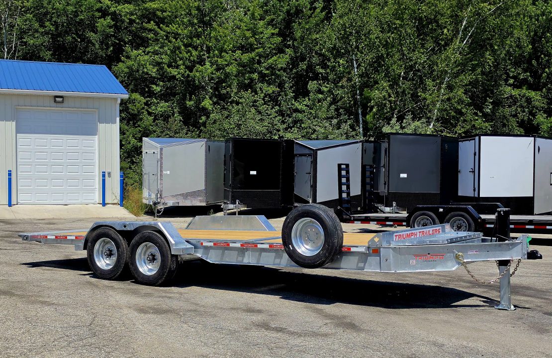 New 82 X 16+6 SPLIT DECK GALVANIZED 8 K AXLES 16' TILT 6' STATIONARY 2027 TRIUMPH