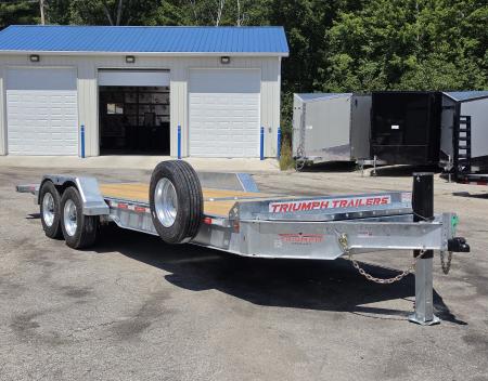 New 82 X 16+6 SPLIT DECK GALVANIZED 8 K AXLES 16' TILT 6' STATIONARY 2027 TRIUMPH
