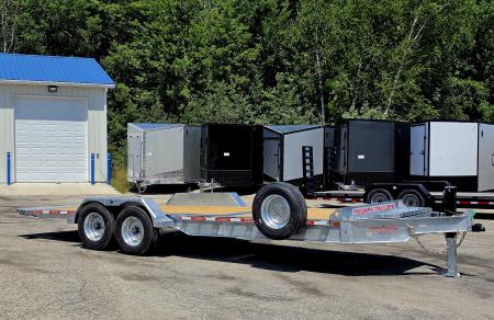 New 82 X 16+6 SPLIT DECK GALVANIZED 8 K AXLES 16' TILT 6' STATIONARY 2027 TRIUMPH