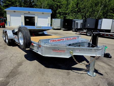 New 82 X 16+6 SPLIT DECK GALVANIZED 8 K AXLES 16' TILT 6' STATIONARY 2027 TRIUMPH