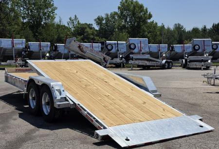 New 82 X 16+6 SPLIT DECK GALVANIZED 8 K AXLES 16' TILT 6' STATIONARY 2027 TRIUMPH