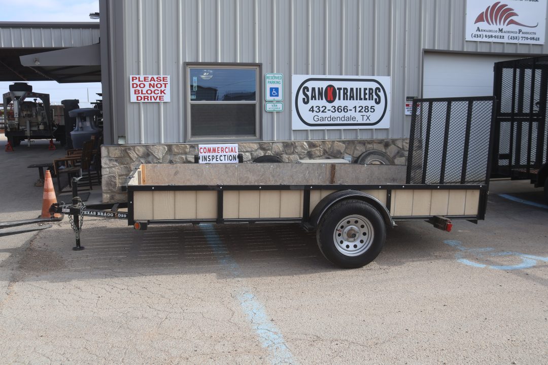 Used 2023 Texas Bragg Trailers 6'X12' Square Tubing Top Utility Trailer