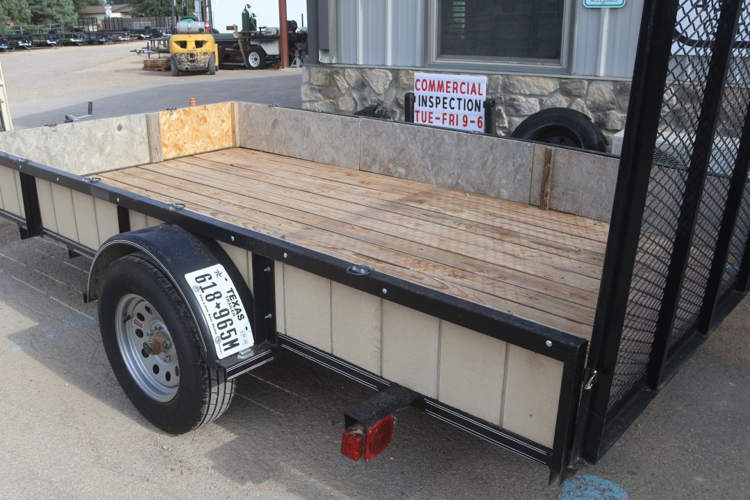 Used 2023 Texas Bragg Trailers 6'X12' Square Tubing Top Utility Trailer
