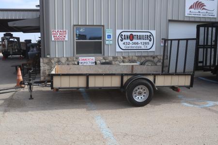 Used 2023 Texas Bragg Trailers 6'X12' Square Tubing Top Utility Trailer