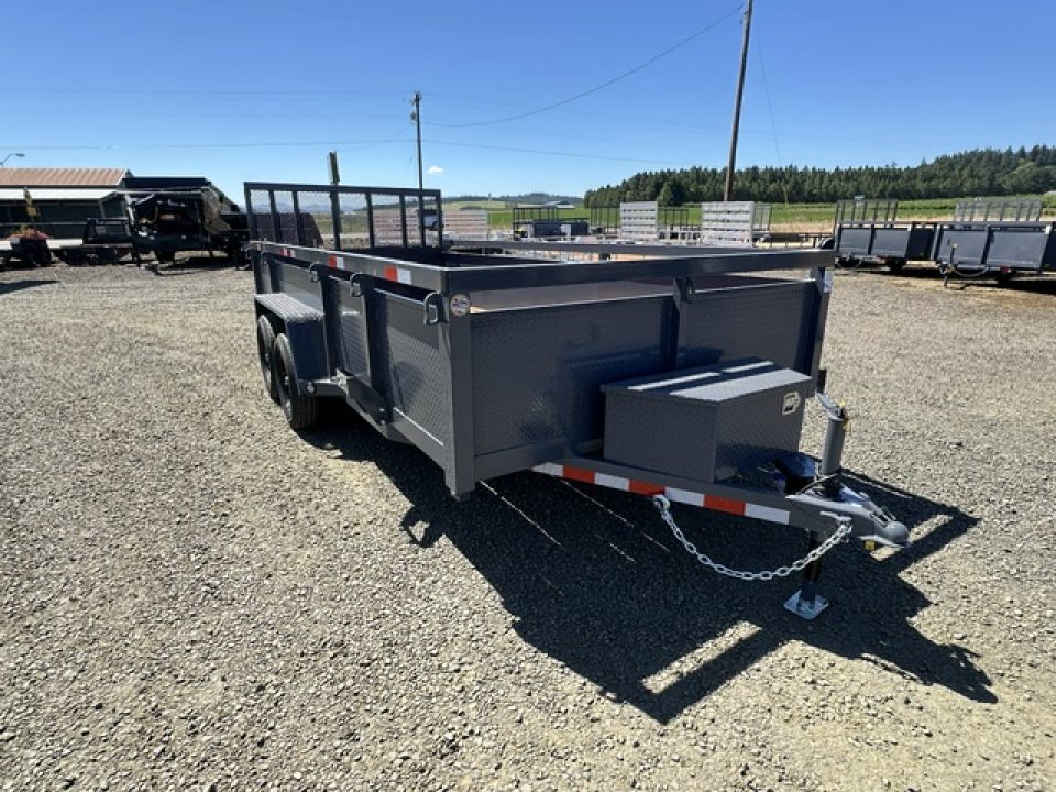 New 2026 VERSATILE TRAILERS DBX716-7K Utility Trailer 30" SIDES