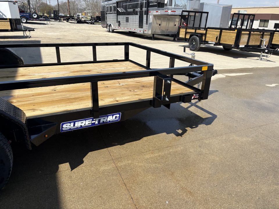 New 2026 Sure-Trac 7X14 TUBE TOP 7K Utility Trailer