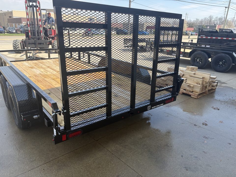 New 2026 Sure-Trac 7X14 TUBE TOP 7K Utility Trailer