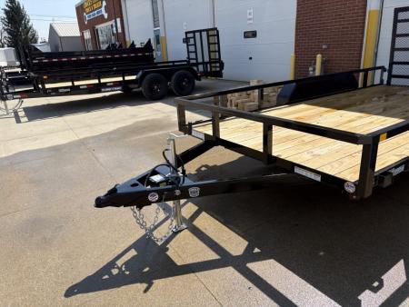 New 2026 Sure-Trac 7X14 TUBE TOP 7K Utility Trailer