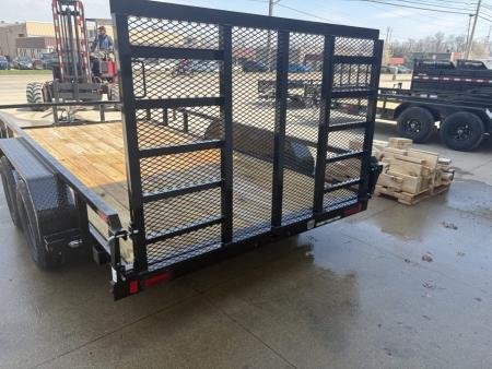 New 2026 Sure-Trac 7X14 TUBE TOP 7K Utility Trailer