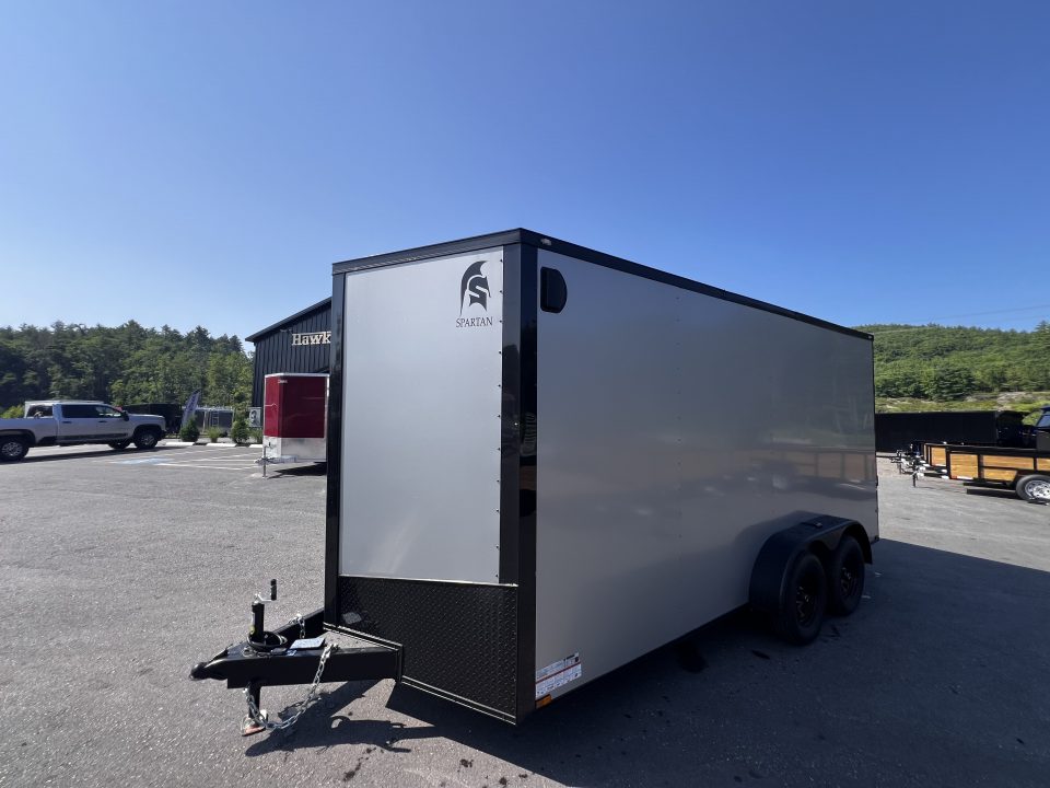 New 2026 Spartan 7X16 +2ft V-nose/ 7' interior height /Blackout / Polycore Exterior - 7000GVW