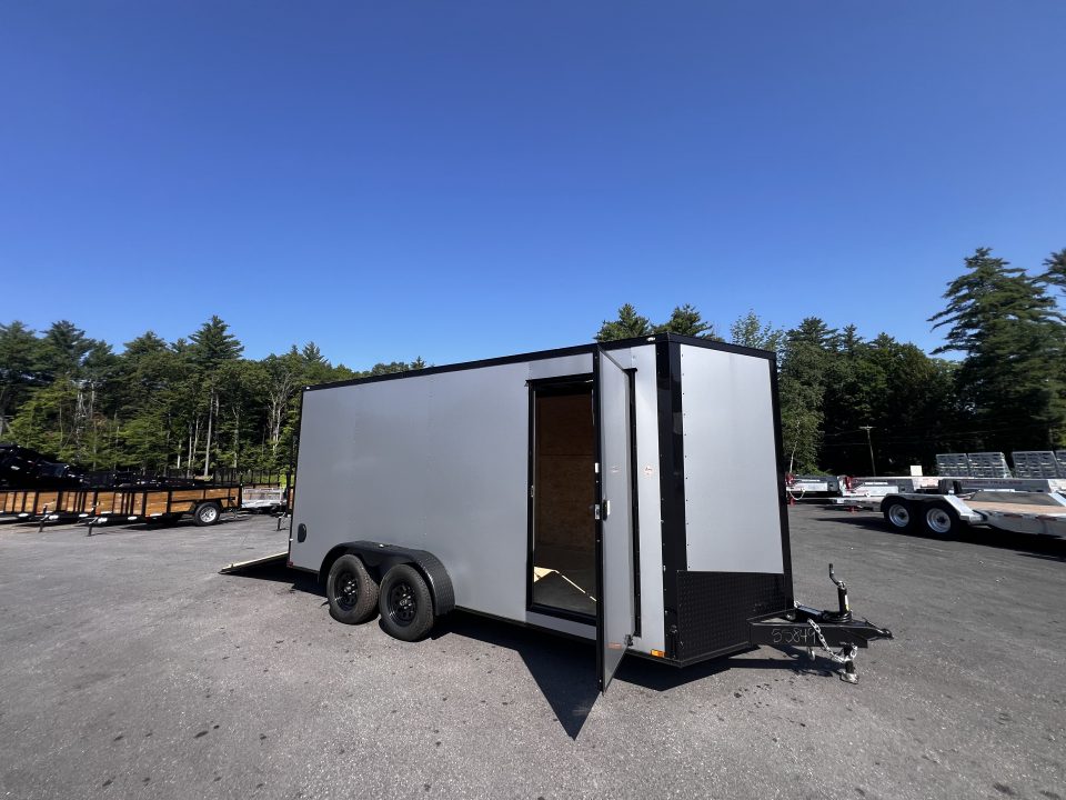 New 2026 Spartan 7X16 +2ft V-nose/ 7' interior height /Blackout / Polycore Exterior - 7000GVW