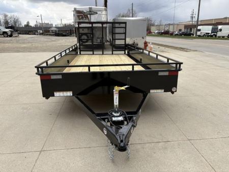 New 2026 Sure-Trac 7X16 TANDEM STEEL HIGH SIDE Utility Trailer