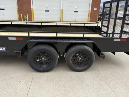 New 2026 Sure-Trac 7X16 TANDEM STEEL HIGH SIDE Utility Trailer