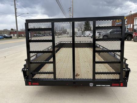 New 2026 Sure-Trac 7X16 TANDEM STEEL HIGH SIDE Utility Trailer