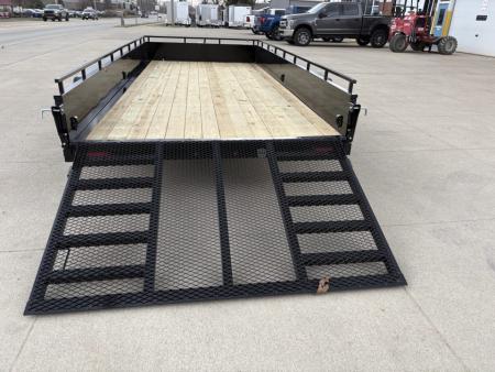 New 2026 Sure-Trac 7X16 TANDEM STEEL HIGH SIDE Utility Trailer
