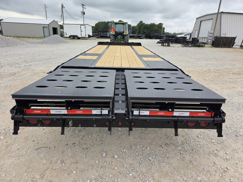 New 2026 Legend 102X25 TANDEM LO-PRO DECKOVER PINTLE W/10K AXLES MAX RAMPS & SPARE