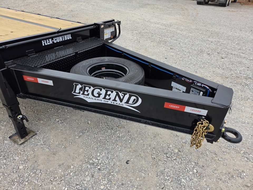 New 2026 Legend 102X25 TANDEM LO-PRO DECKOVER PINTLE W/10K AXLES MAX RAMPS & SPARE