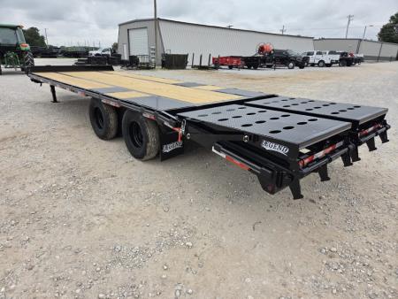 New 2026 Legend 102X25 TANDEM LO-PRO DECKOVER PINTLE W/10K AXLES MAX RAMPS & SPARE