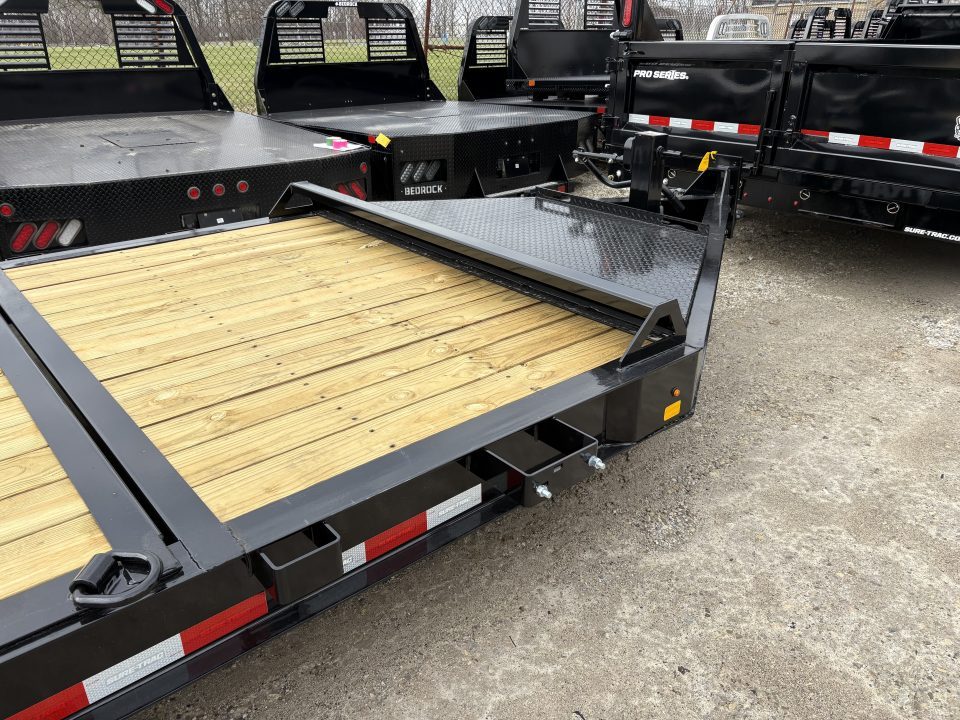 New 2026 Sure-Trac 7 x 18+4 Pro Series Beam Tilt Equipment 15.4K Tilt Trailer