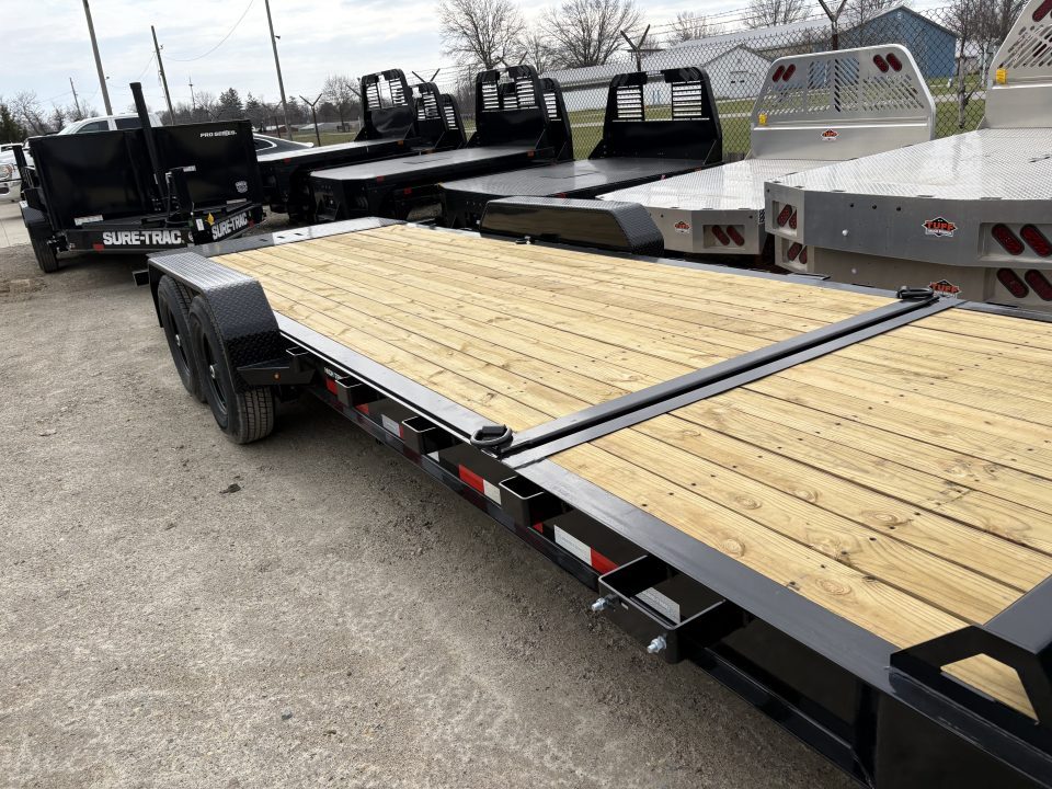 New 2026 Sure-Trac 7 x 18+4 Pro Series Beam Tilt Equipment 15.4K Tilt Trailer
