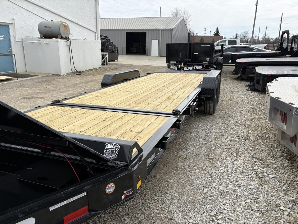 New 2026 Sure-Trac 7 x 18+4 Pro Series Beam Tilt Equipment 15.4K Tilt Trailer
