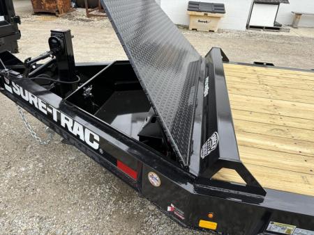 New 2026 Sure-Trac 7 x 18+4 Pro Series Beam Tilt Equipment 15.4K Tilt Trailer