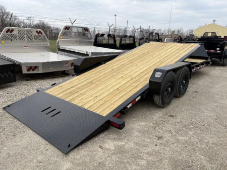 New 2026 Sure-Trac 7 x 18+4 Pro Series Beam Tilt Equipment 15.4K Tilt Trailer