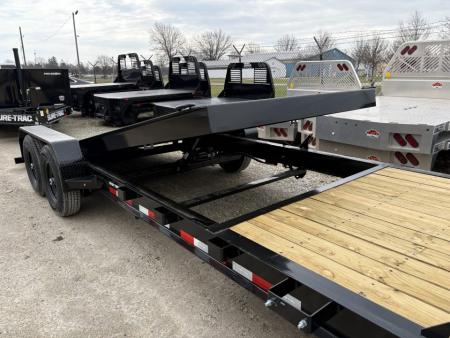 New 2026 Sure-Trac 7 x 18+4 Pro Series Beam Tilt Equipment 15.4K Tilt Trailer