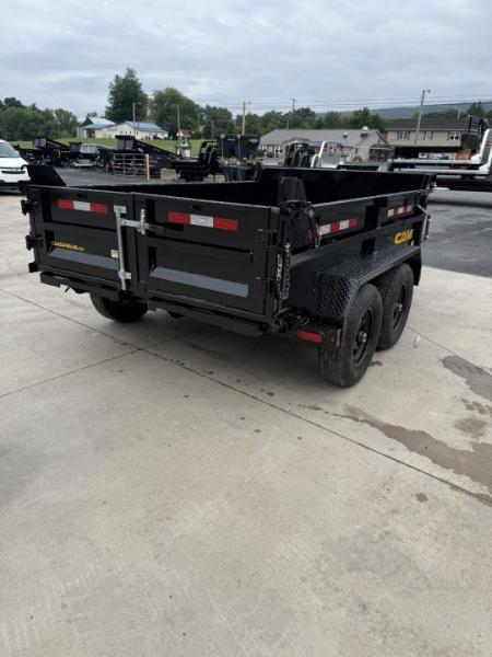 New 2026 CAM 6X10 - 10K Dump Trailer w/ Ramps - Tarp Kit - Black