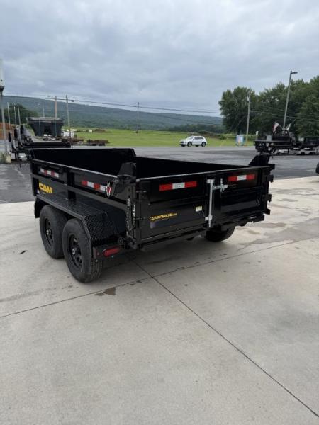 New 2026 CAM 6X10 - 10K Dump Trailer w/ Ramps - Tarp Kit - Black