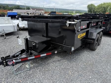 New 2026 CAM 6X12-10K DUMP TRAILER W/ RAMPS - TARP