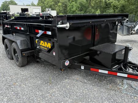New 2026 CAM 6X12-10K DUMP TRAILER W/ RAMPS - TARP