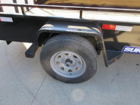 New 2026 Sure-Trac 6X12 STEEL HIGH SIDE Utility Trailer
