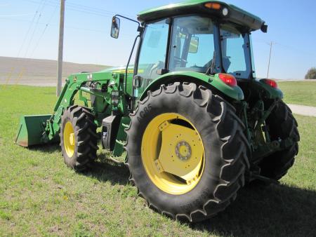 Used 2019 John Deere 6135E MFWD Loader Tractor
