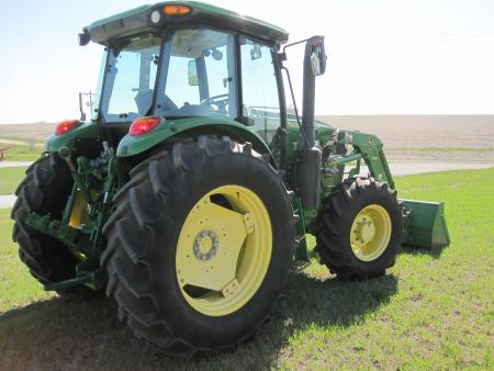 Used 2019 John Deere 6135E MFWD Loader Tractor