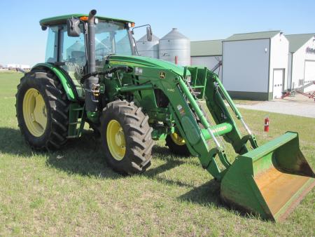 Used 2019 John Deere 6135E MFWD Loader Tractor
