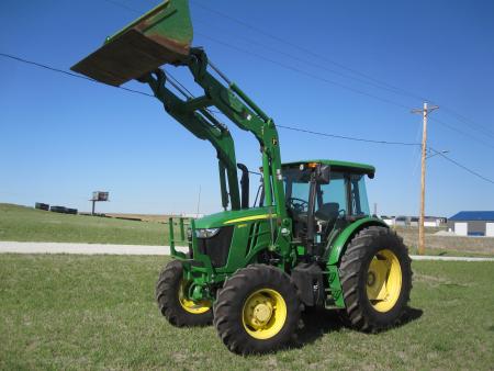 Used 2019 John Deere 6135E MFWD Loader Tractor