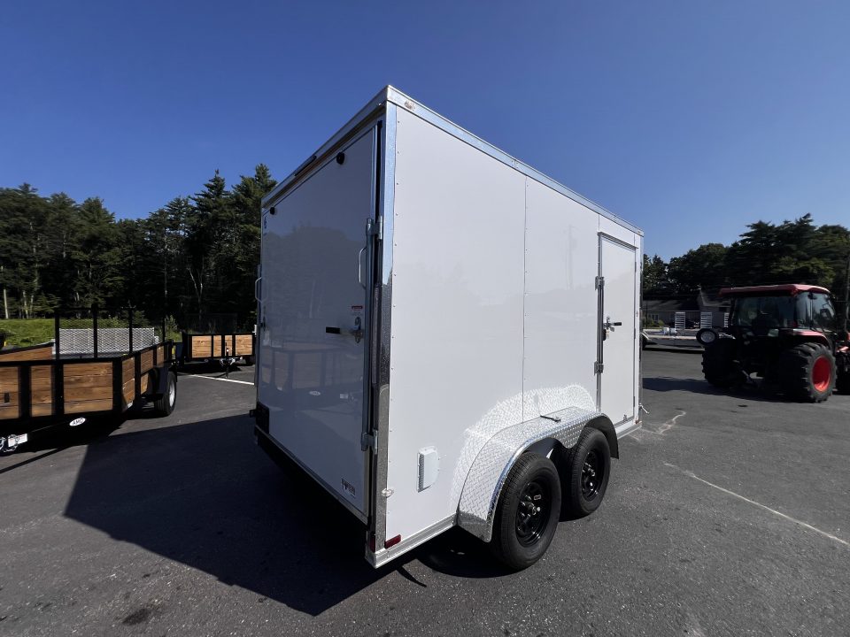New 2026 Spartan 7X12 +2ft V-nose/ HD Spec 12" OC Construction/ 7' interior height / .080 Polycore Exterior/ Ext. Tongue - 7000GVW