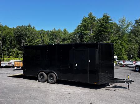 New 2026 Spartan 8.5X20 +2ft V nose/ Blackout/ Polycore Exterior/ 7' interior/ Ext. Tongue - 9990GVW