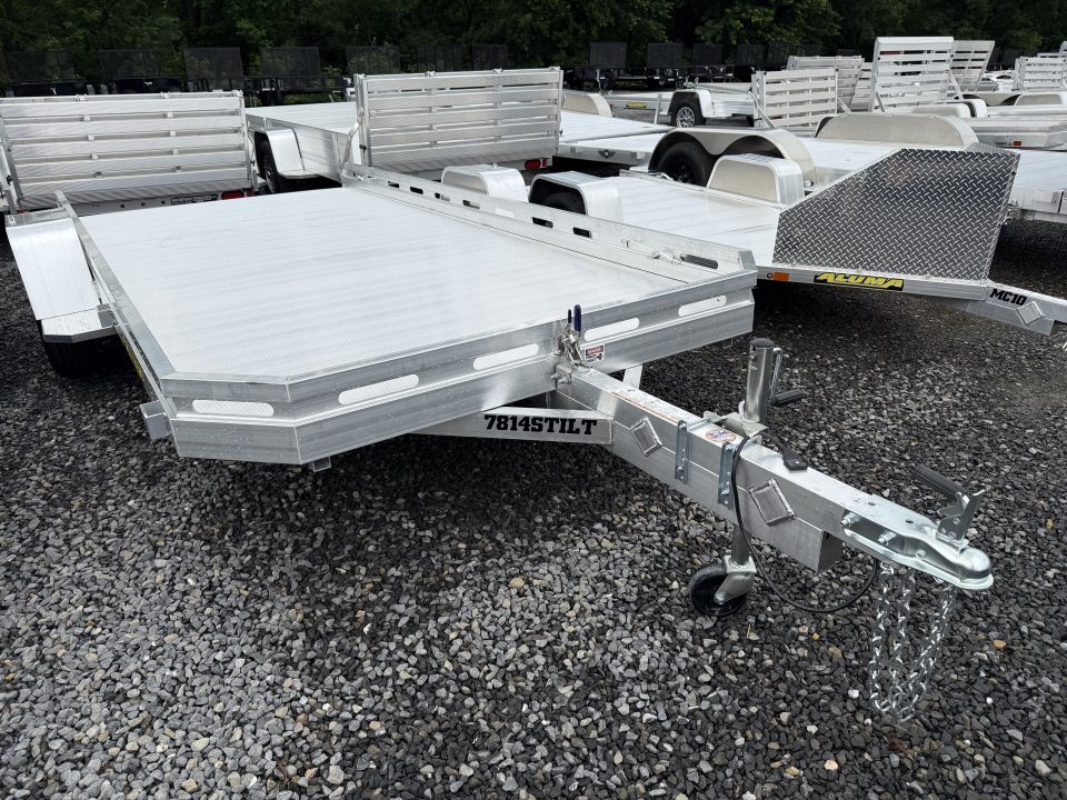 New 2027 ALUMA 7814 TILT - SINGLE AXLE Utility Trailer