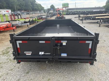 New Hillcrest Dump 7x16 21,000 GVWR 2' BP W/ Hyd Jack &HD Tube Ramps