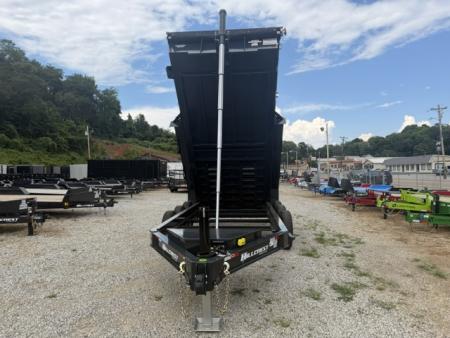 New Hillcrest Dump 7x16 21,000 GVWR 2' BP W/ Hyd Jack &HD Tube Ramps